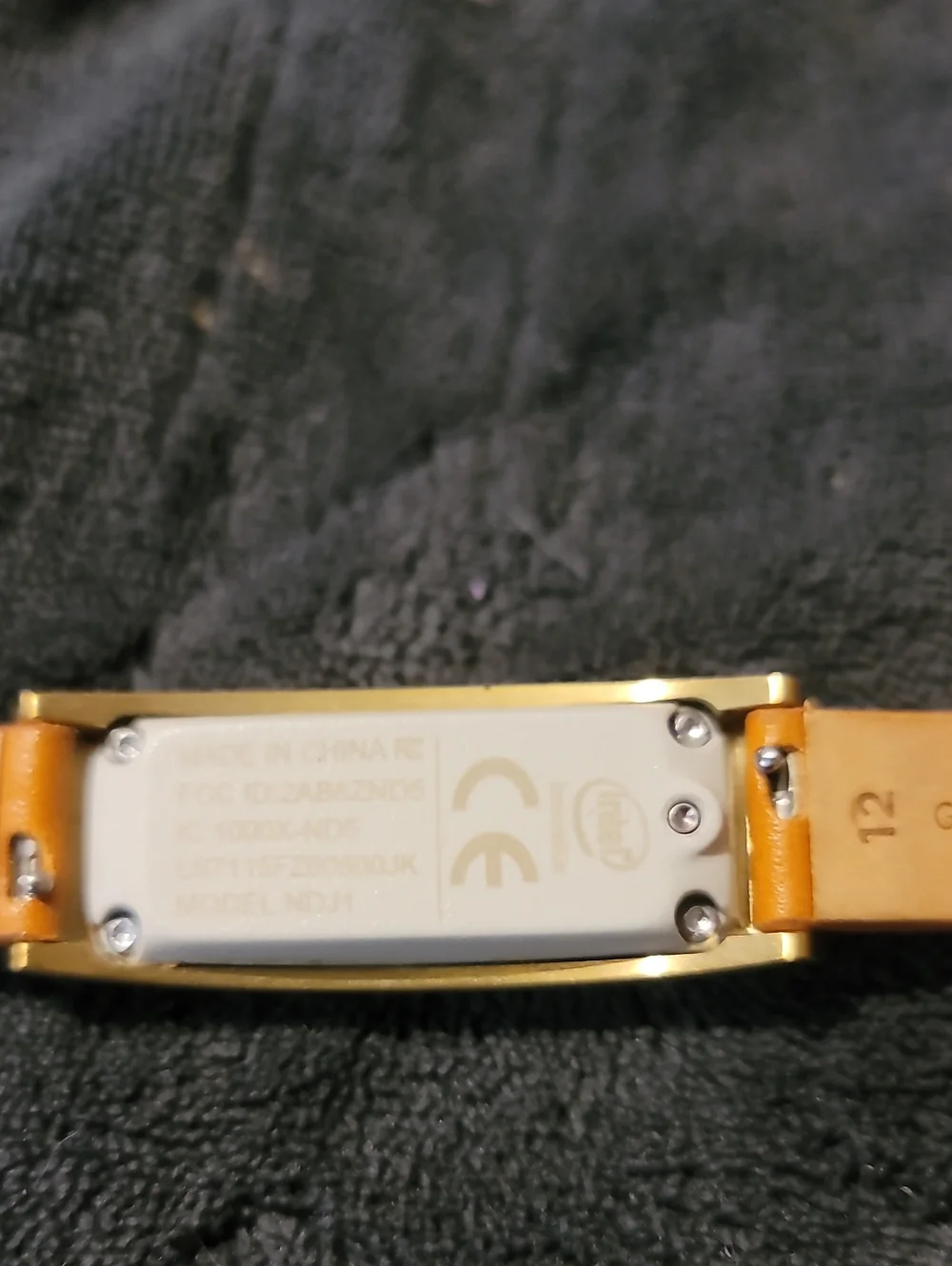 Fossil Q Dreamer Smart Band Activity Tracker Gold Tan Leather Band With‎ Charger